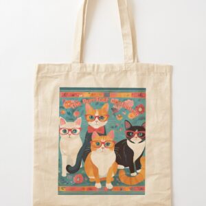 Purrfect Gentleman Tote Bag