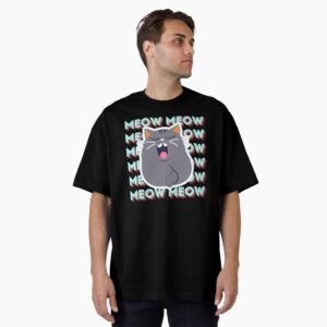Singing Cat Oversized T-Shirt